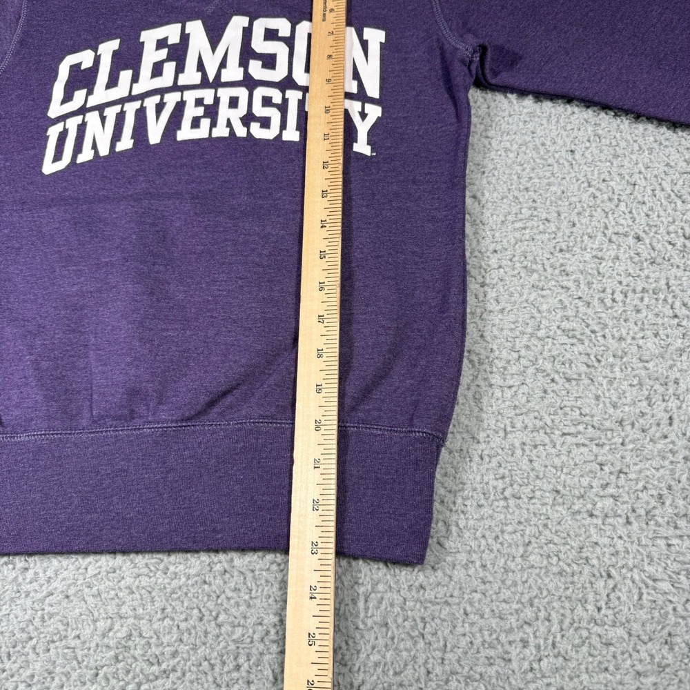 University of Clemson Tigers Sweatshirt‎ Womens Small Alta Gracia Purple Fleece - Picture 6 of 7